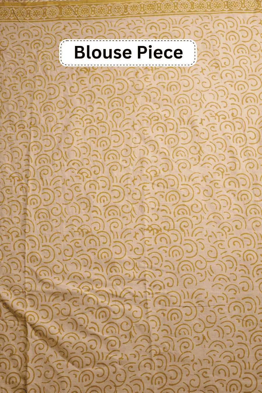 Neel Sparsh - Royal Blue Hand Block Printed Mulmul Cotton Saree MeMaana